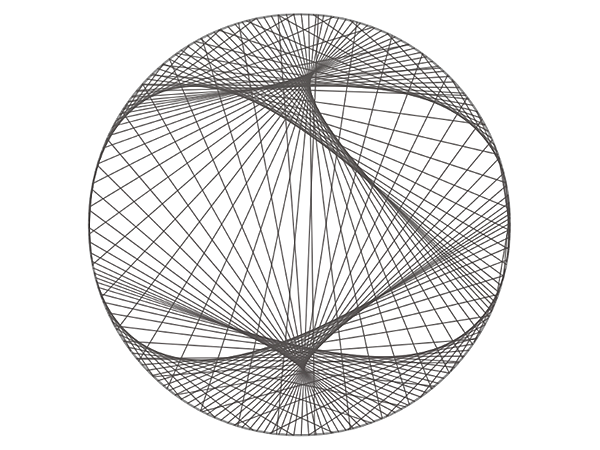 Animation Geometrical art in p5.js