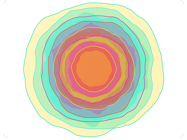 Generative Logo coding art in p5.js generative design